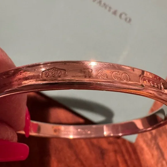 Tiffany & Co. Silver Bangle Bracelet - Picture 4 of 8